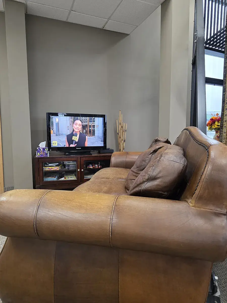 Customer Lounge With TV | Magic Carpets