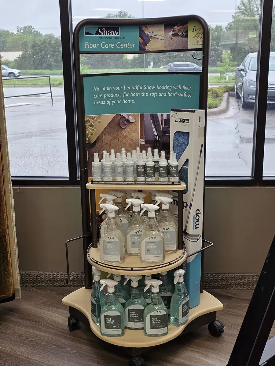 Flooring Cleaner Display | Magic Carpets