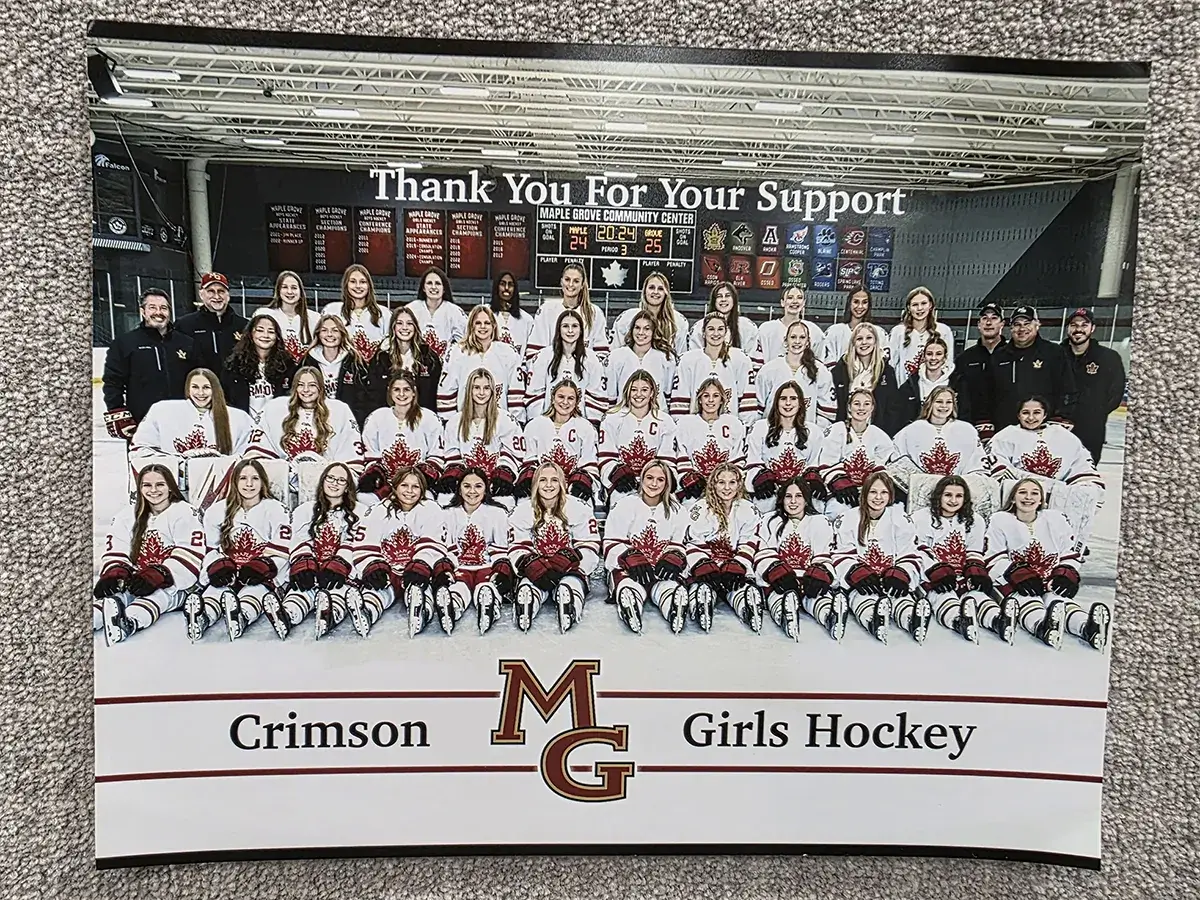 Local High School Girls Hockey Sponsorship | Magic Carpets
