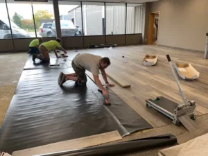 Floor installation | Magic Carpets