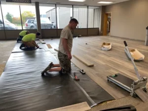 Floor installation | Magic Carpets