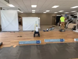 Floor installation | Magic Carpets