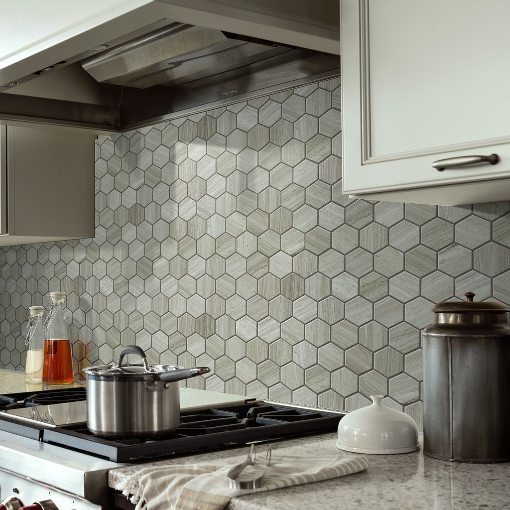 Natural stone backsplash | Magic Carpets